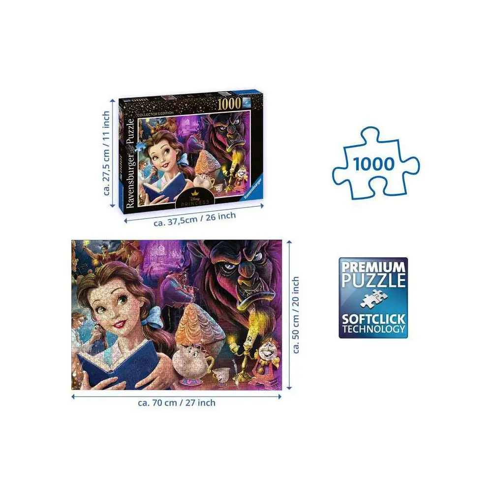 Disney Villainous Puzzle Belle, Disney Princess (1000 dielikov) produktová fotografia
