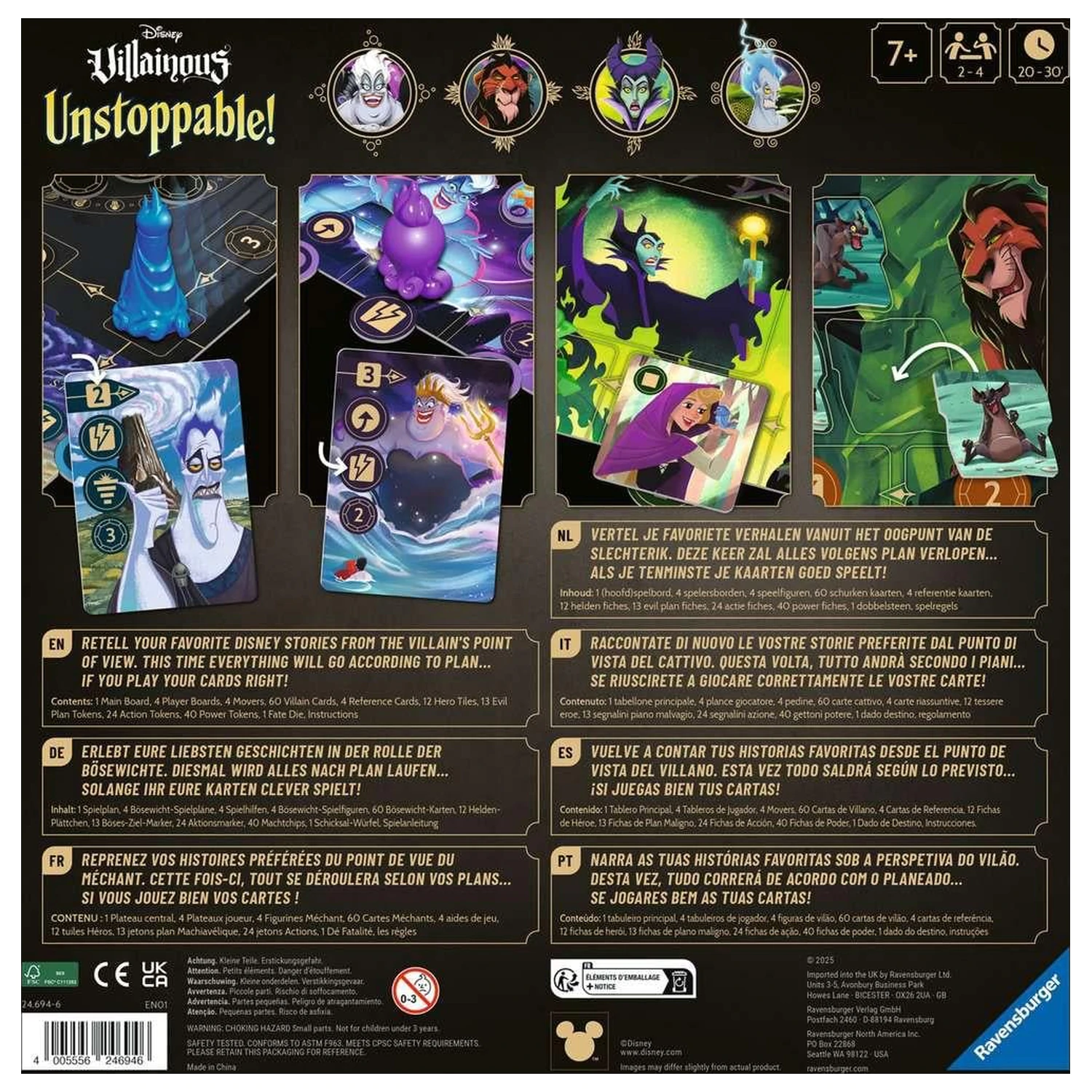 Disney Villainous: Unstoppable Dosková hra produktová fotografia