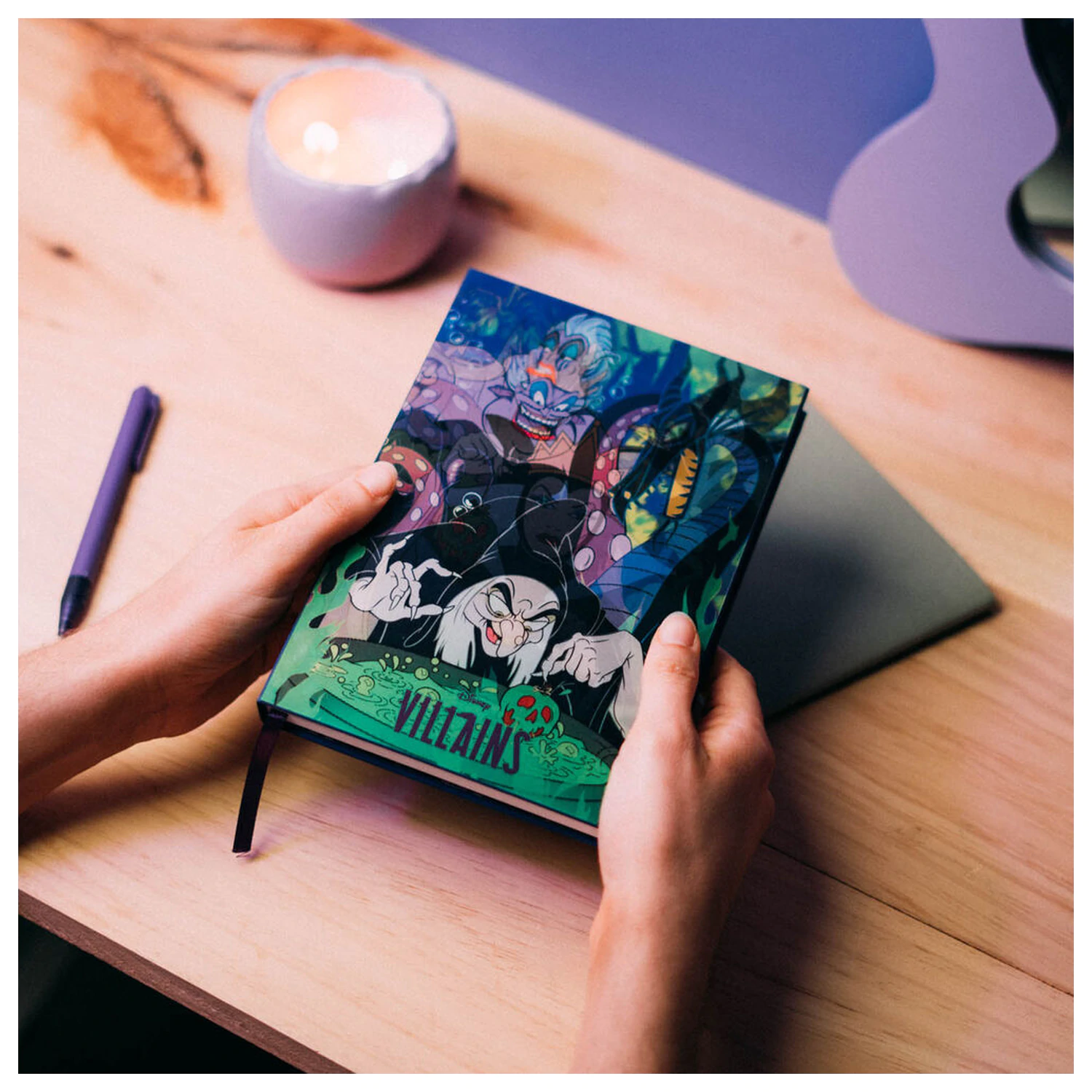 Disney Villains A5 lentikulárny zápisník produktová fotografia