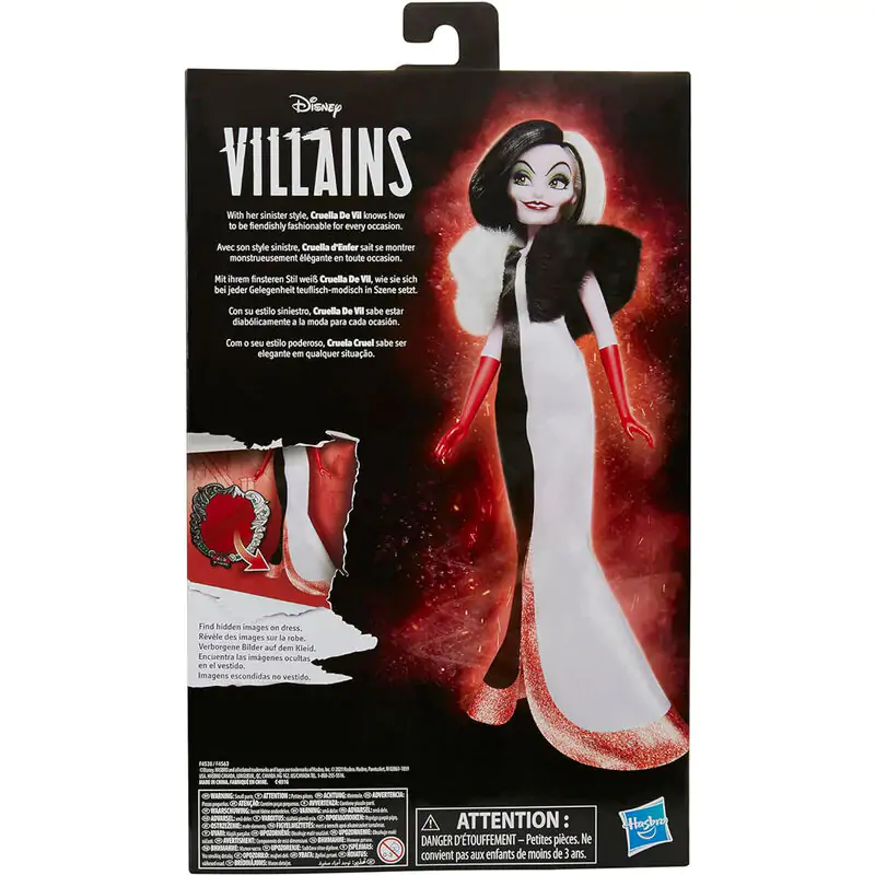 Disney Villains Cruella de Vil bábika 28 cm termékfotó