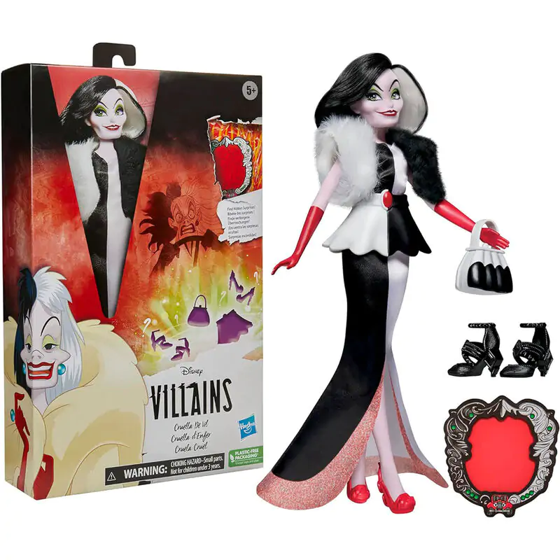 Disney Villains Cruella de Vil bábika 28 cm termékfotó