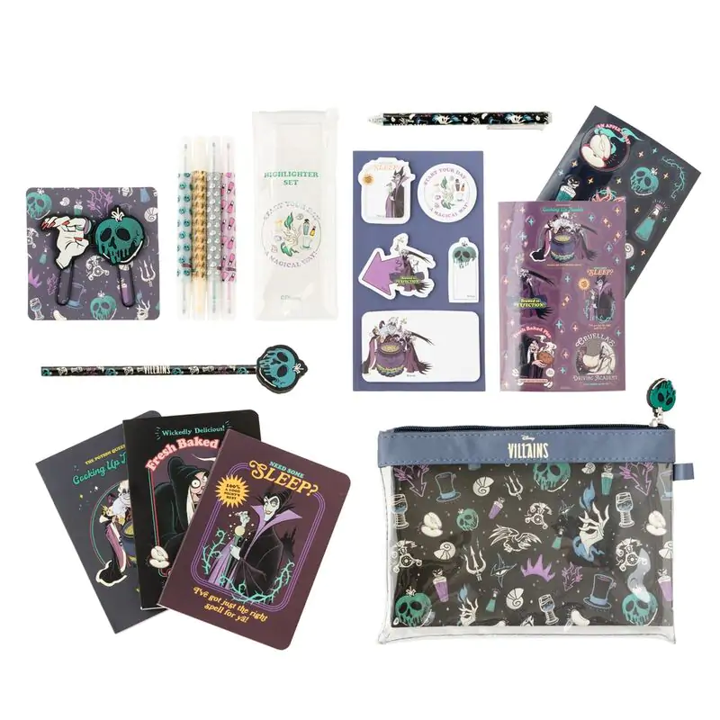 Disney Villains stationery kit / písacie potreby produktová fotografia