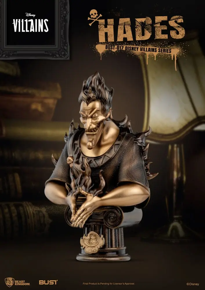 Disney Villains Series PVC Bust Hades 16 cm produktová fotografia