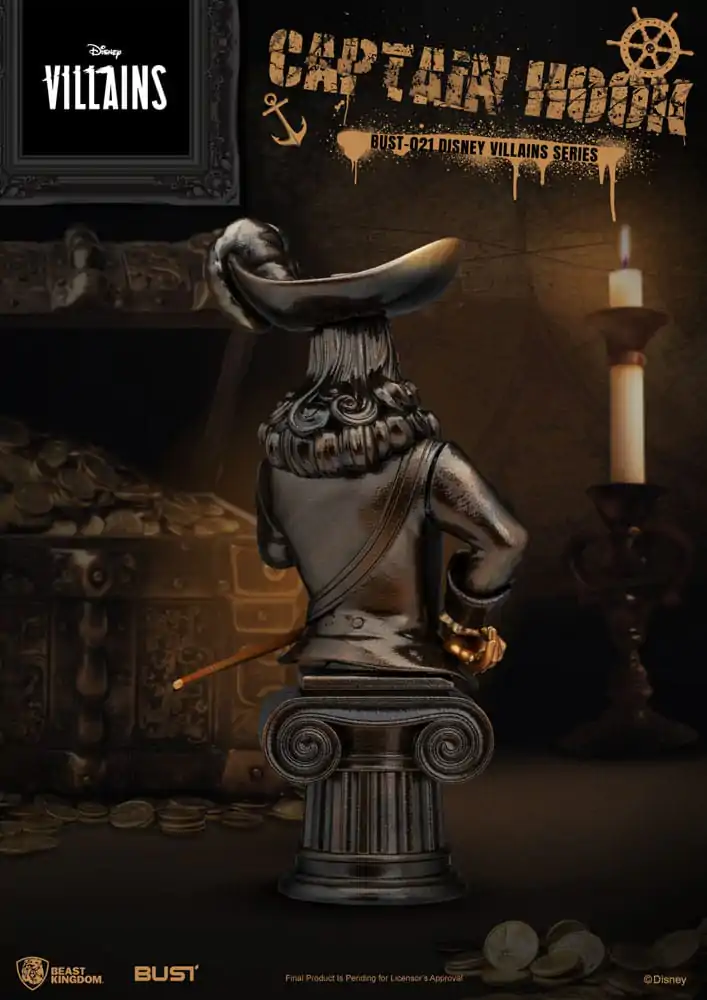 Disney Villains Series PVC Busta Captain Hook 16 cm produktová fotografia