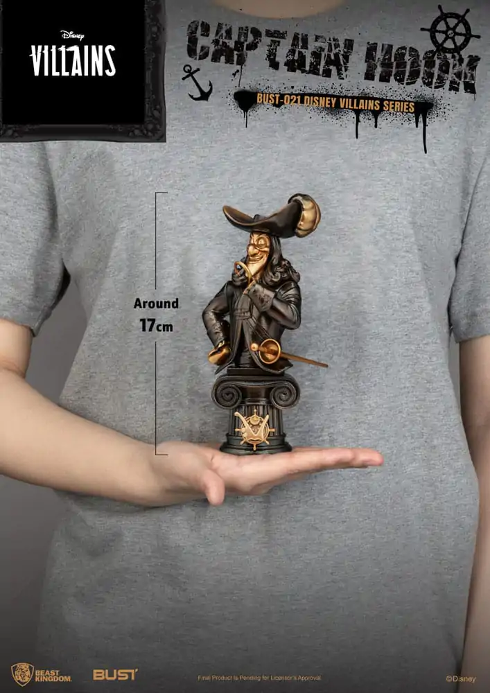 Disney Villains Series PVC Busta Captain Hook 16 cm produktová fotografia