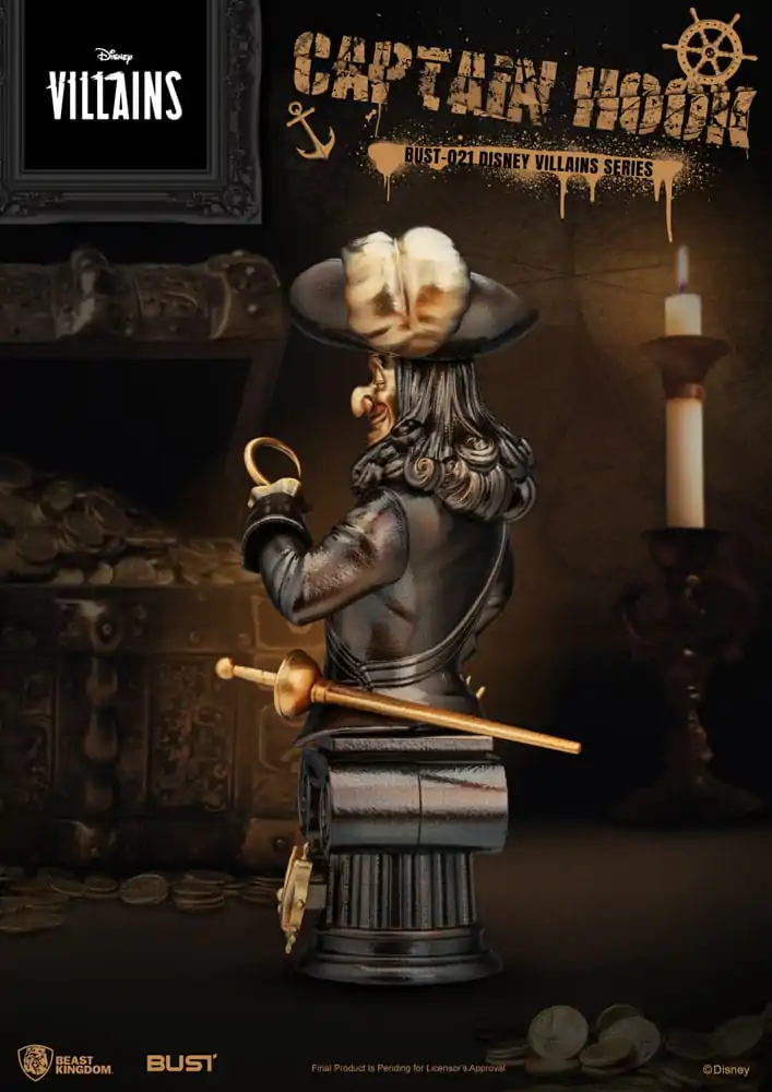 Disney Villains Series PVC Busta Captain Hook 16 cm produktová fotografia