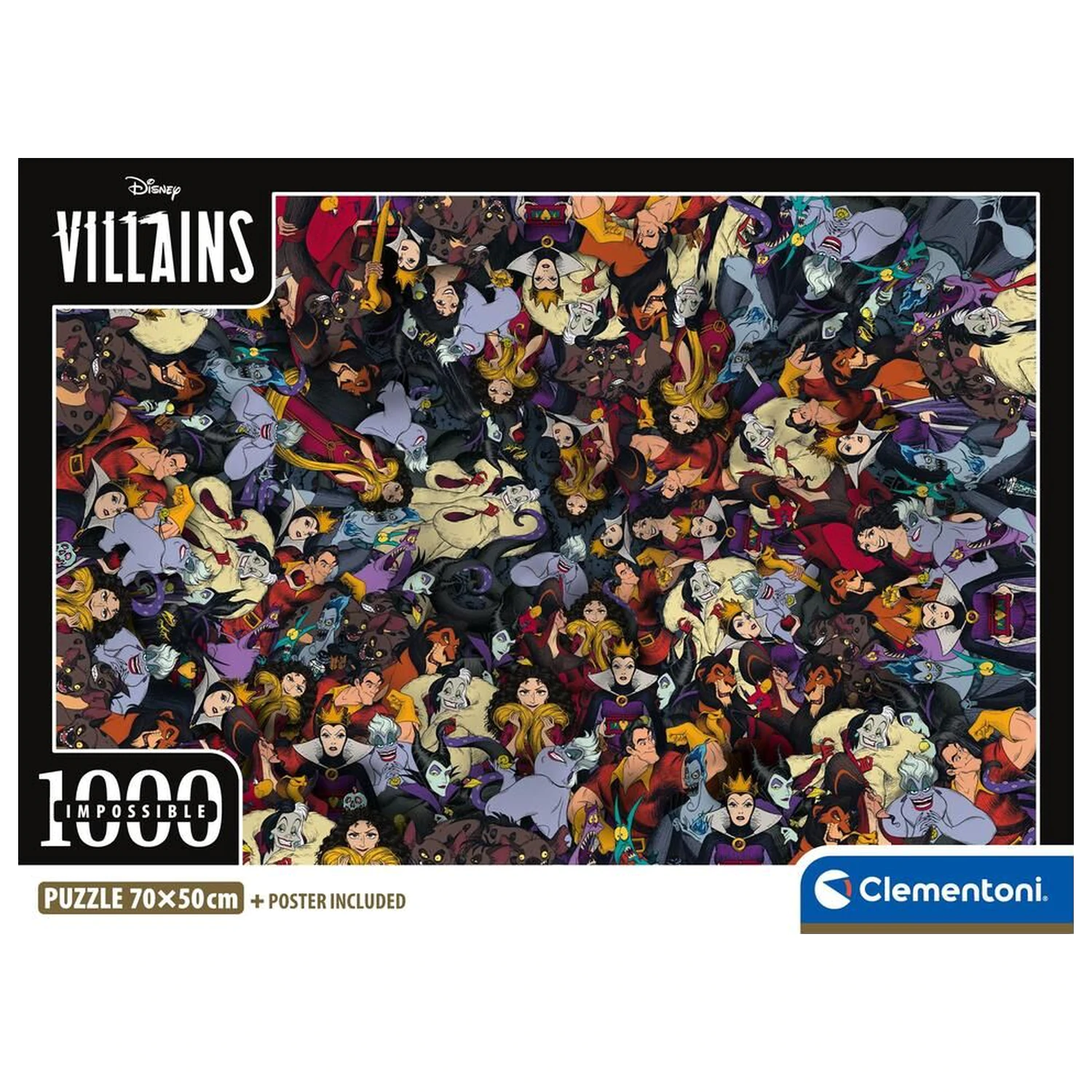 Disney Villans impossible puzzle 1000 kusov produktová fotografia