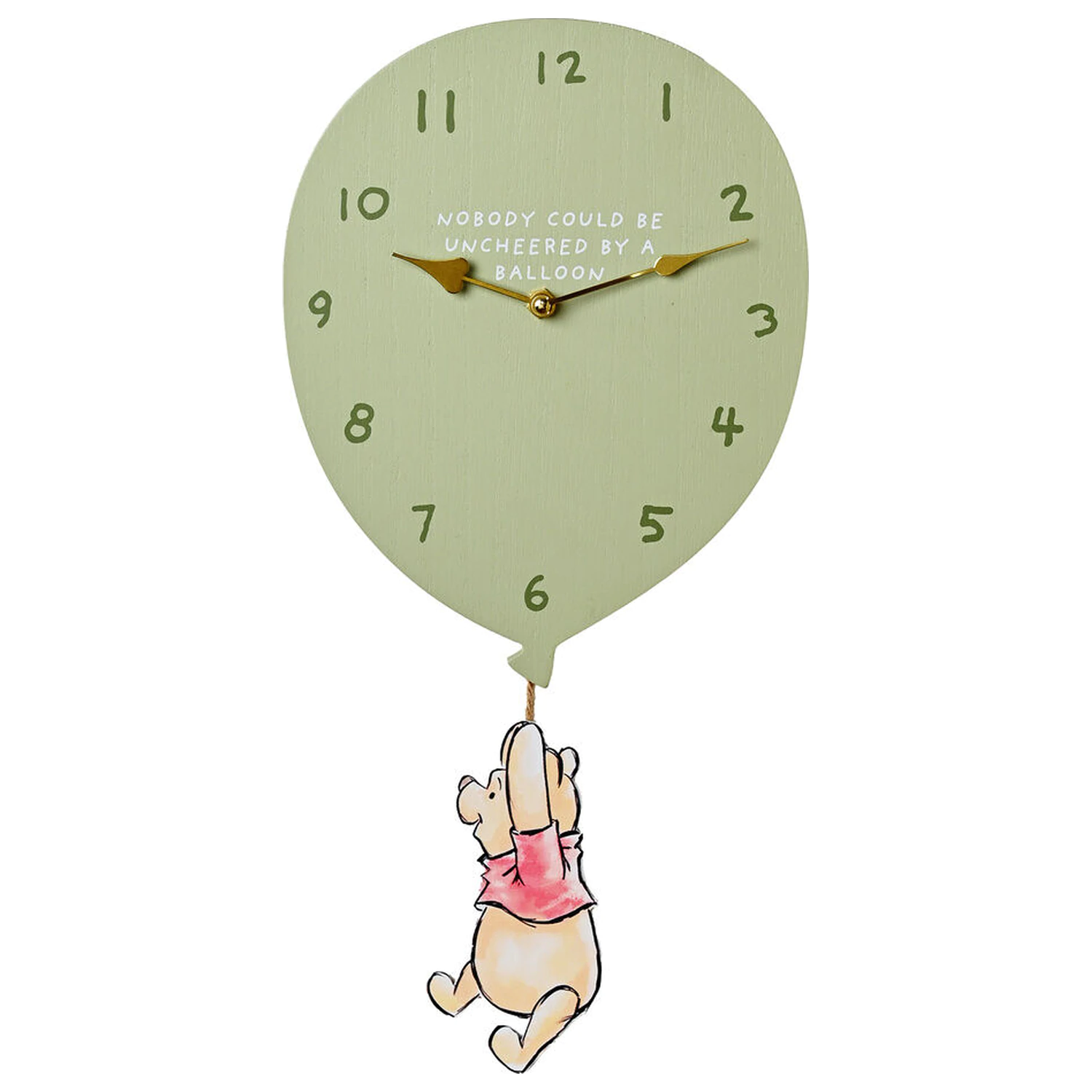 Disney Winnie The Pooh Balloon nástenné hodiny produktová fotografia