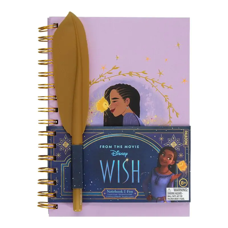 Disney Wish set zápisník + pero produktová fotografia