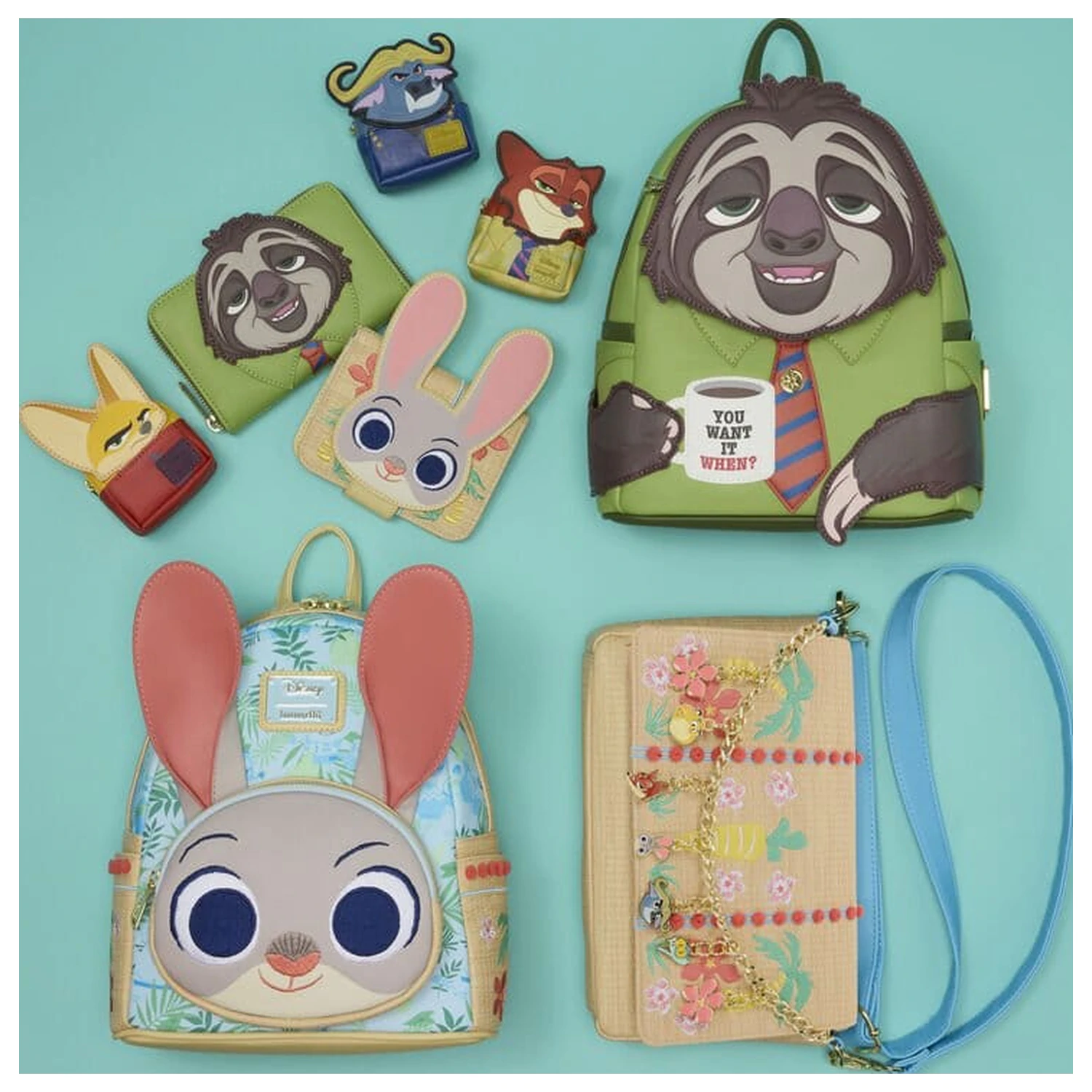 Disney by Loungefly crossbody taška Zootopia 2 produktová fotografia