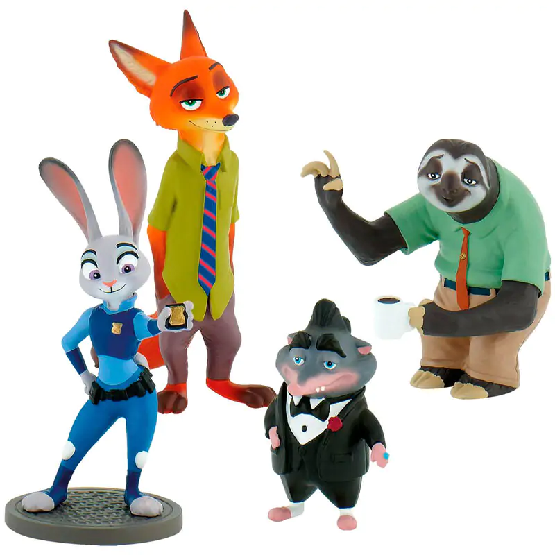 Disney Zootropolis set 4 figúrky produktová fotografia