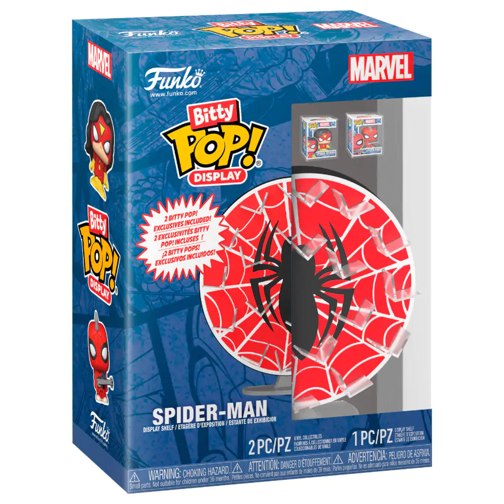 Display Bitty Funko POP Marvel Spider-Man Web Displej produktová fotografia