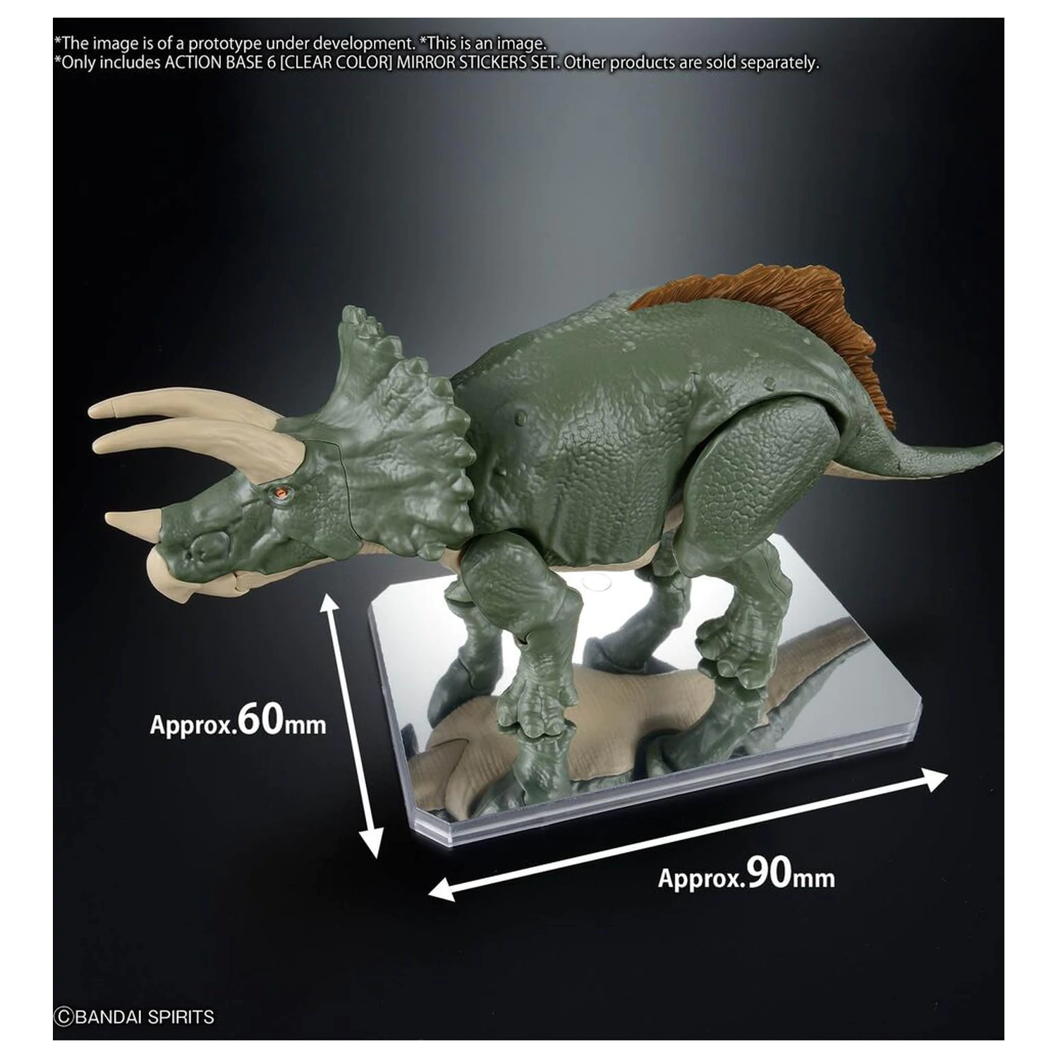 Display stojan Action Base 6 Clear s Mirror nálepkami produktová fotografia