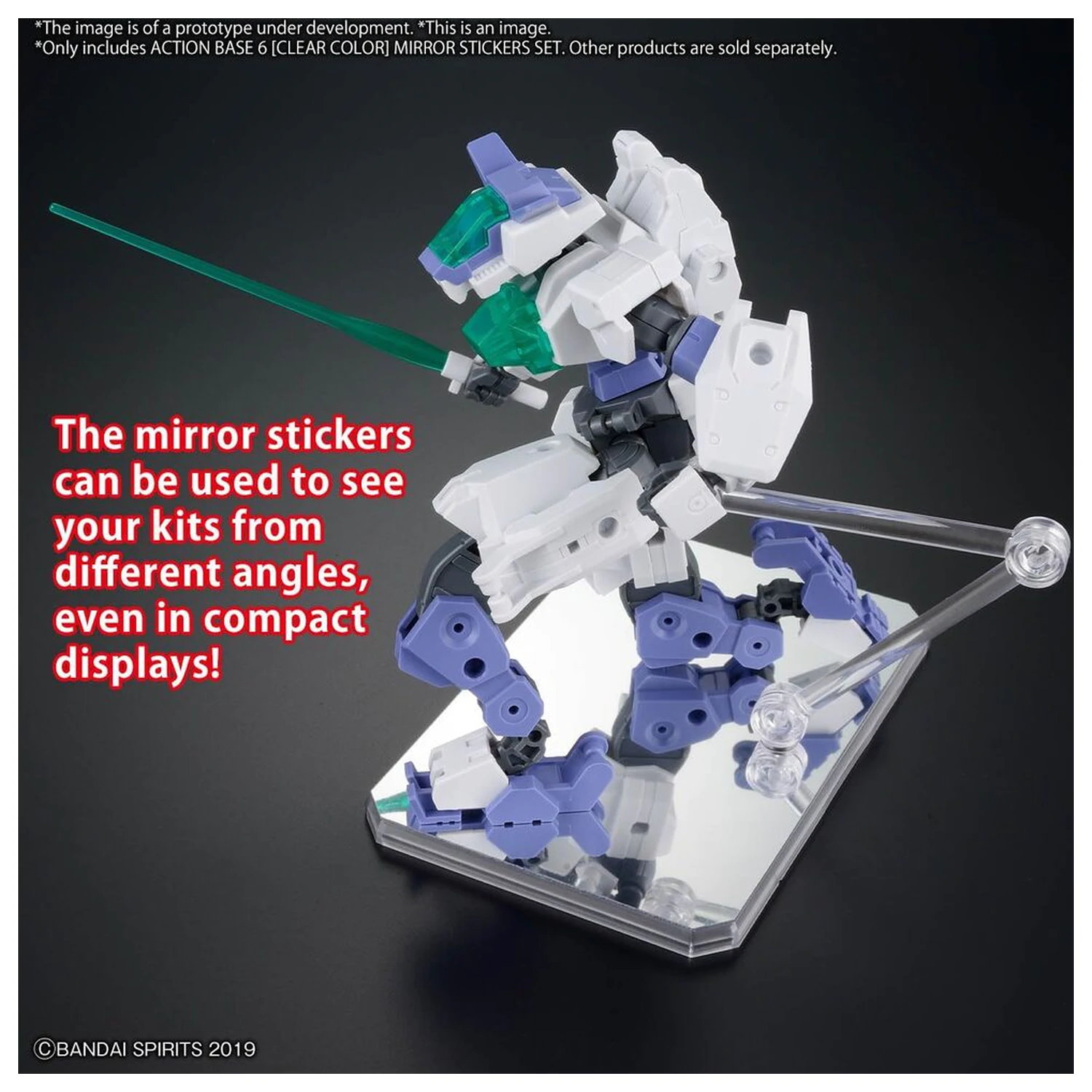 Display stojan Action Base 6 Clear s Mirror nálepkami produktová fotografia