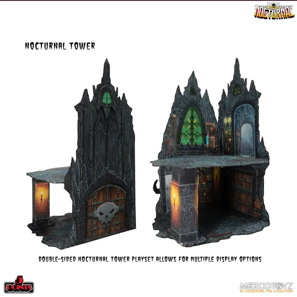 Doc Nocturnal 5 Points Action Figures Nocturnal Tower Playset 9 cm termékfotó