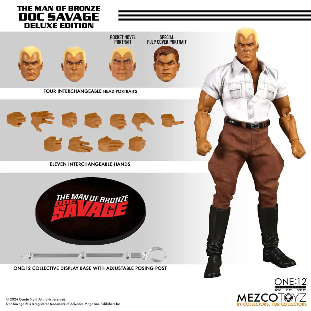 Akčná figúrka Doc Savage 1/12 Doc Savage Deluxe Edition 18 cm produktová fotografia