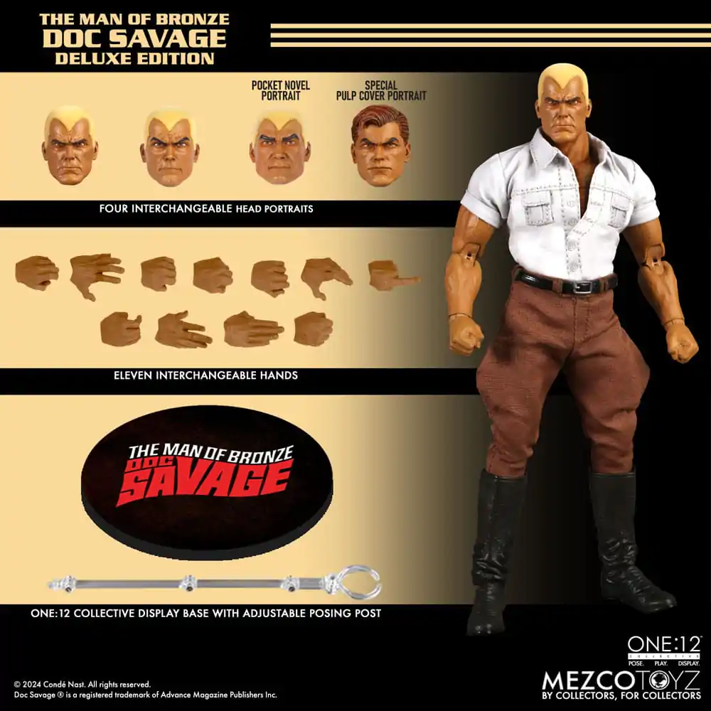 Akčná figúrka Doc Savage 1/12 Doc Savage Deluxe Edition 18 cm produktová fotografia