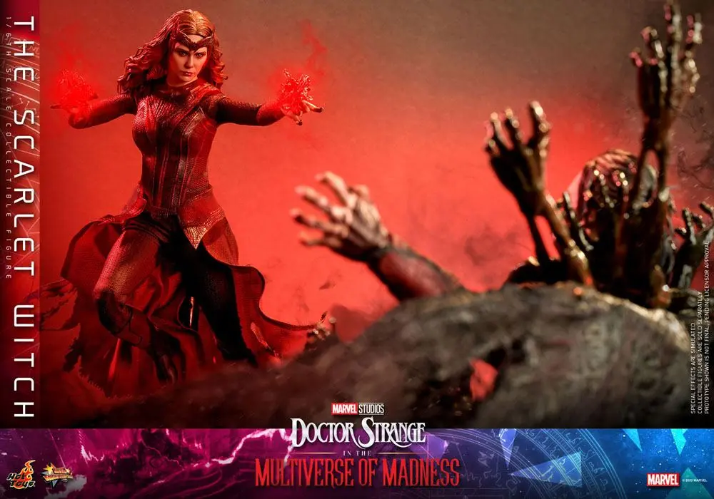 Doctor Strange in the Multiverse of Madness Movie Masterpiece Akčná figúrka 1/6 The Scarlet Witch 28 cm termékfotó