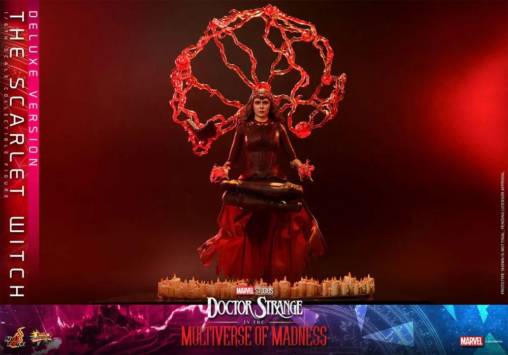 Doctor Strange in the Multiverse of Madness Movie Masterpiece Akčná Figúrka 1/6 The Scarlet Witch (Deluxe Version) 28 cm produktová fotografia