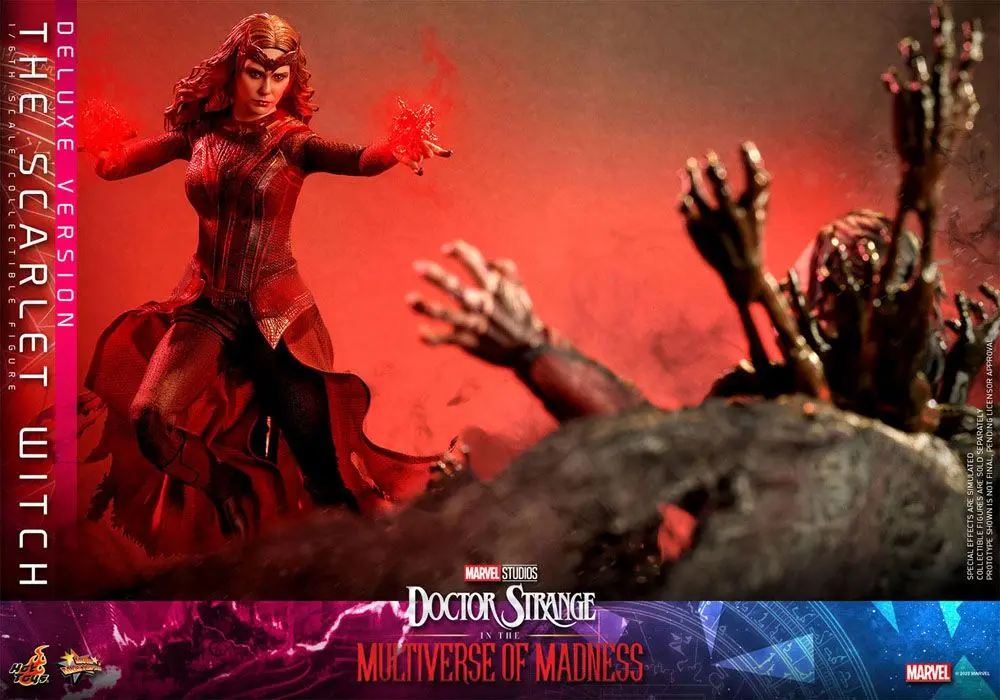 Doctor Strange in the Multiverse of Madness Movie Masterpiece Akčná Figúrka 1/6 The Scarlet Witch (Deluxe Version) 28 cm produktová fotografia
