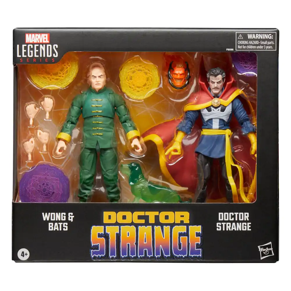 Doctor Strange Marvel Legends akčná figúrka 3-balenie Doctor Strange, Wong & Bats 15 cm produktová fotografia