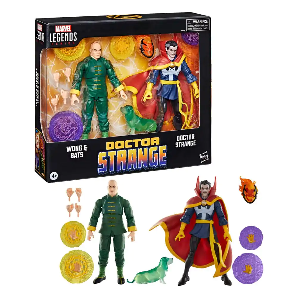 Doctor Strange Marvel Legends akčná figúrka 3-balenie Doctor Strange, Wong & Bats 15 cm produktová fotografia