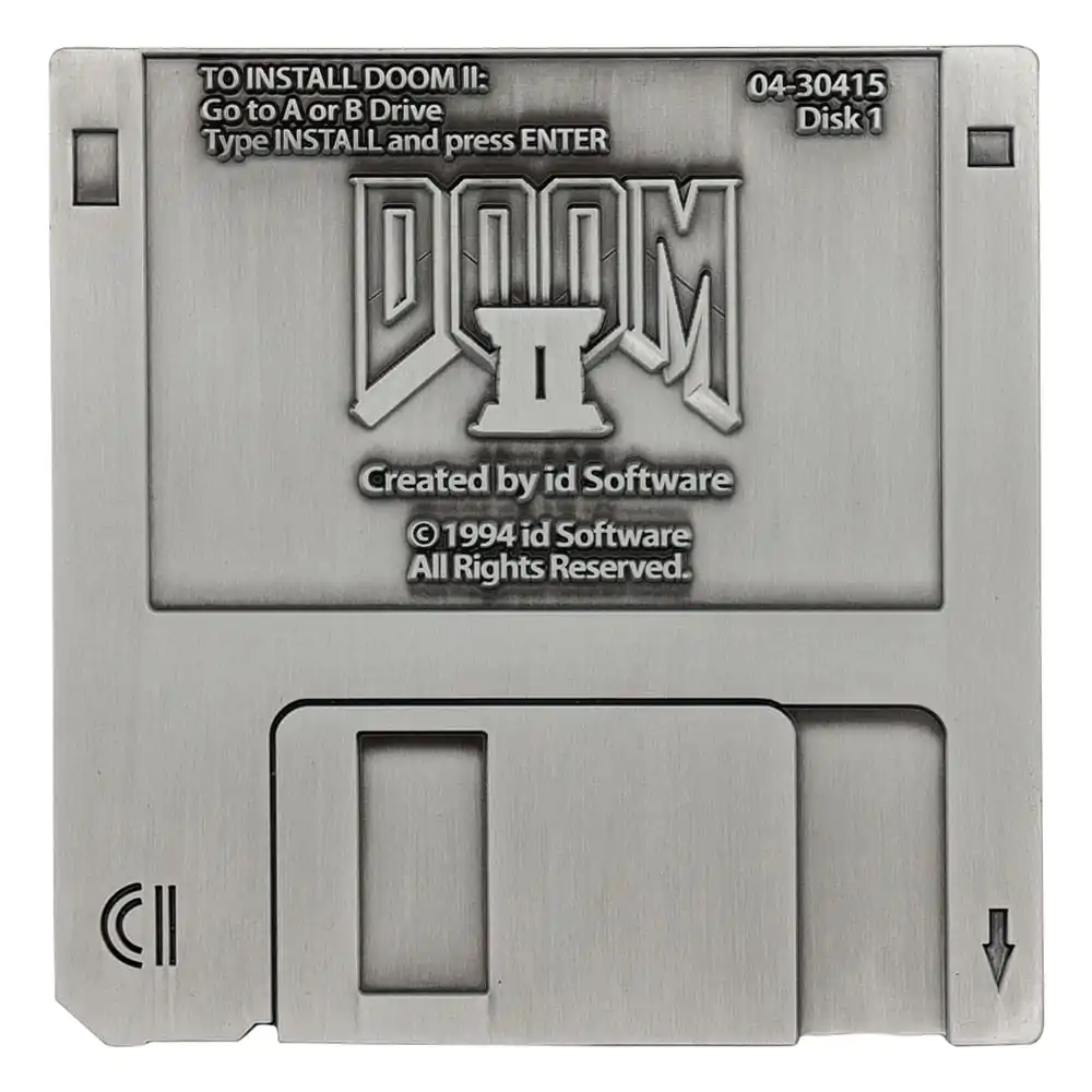 Doom 2 Replika Aréna Disketová disketa Limitovaná edícia produktová fotografia