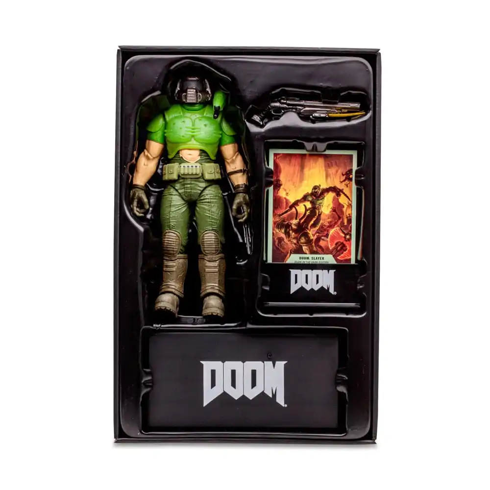 Akčná figúrka Doom Eternal Doom Slayer Classic (Glow In The Dark Edition) Gold Label 18 cm produktová fotografia
