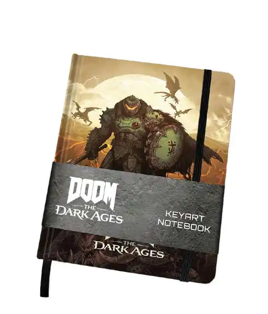 Doom The Dark Ages Zápisník A5 Keyart produktová fotografia