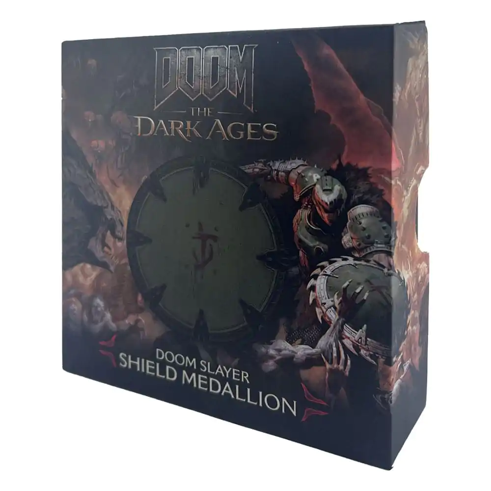 Doom: The Dark Ages Medailónový pílový štít produktová fotografia