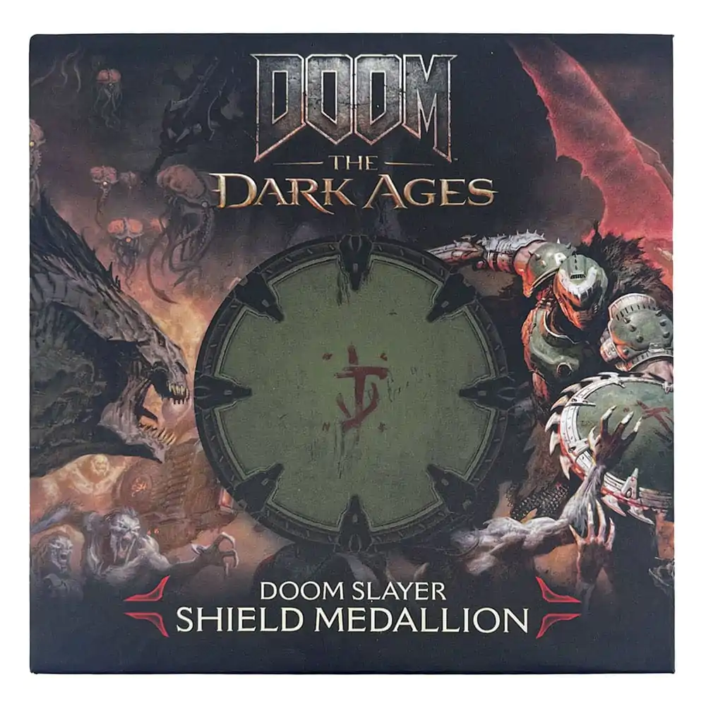 Doom: The Dark Ages Medailónový pílový štít produktová fotografia