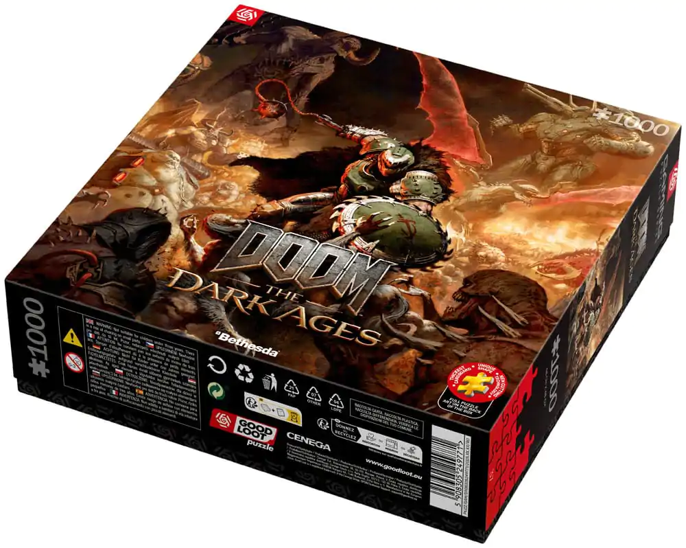Doom The Dark Ages puzzle Slayer's Rag (1000 dielikov) produktová fotografia