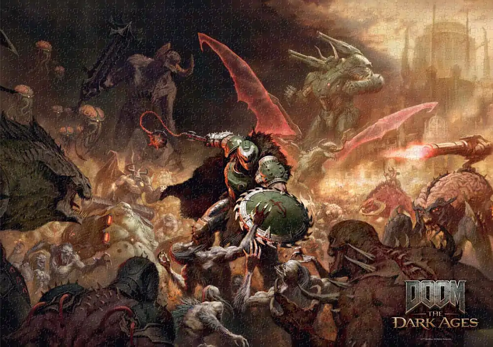 Doom The Dark Ages puzzle Slayer's Rag (1000 dielikov) produktová fotografia
