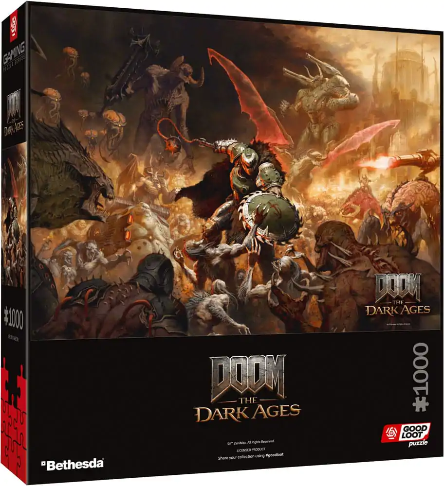 Doom The Dark Ages puzzle Slayer's Rag (1000 dielikov) produktová fotografia