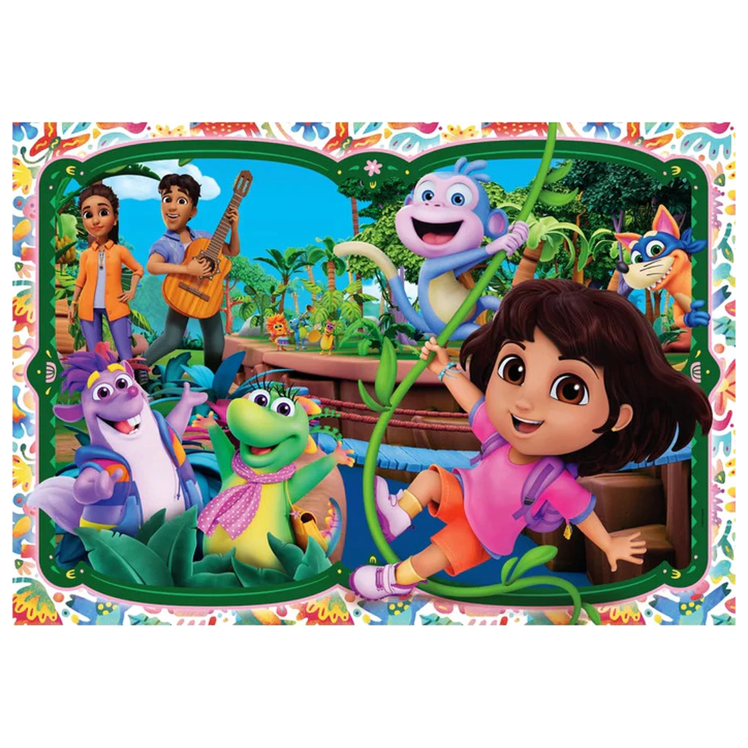 Dora the Explorer Forest 104-dielne Maxi puzzle produktová fotografia