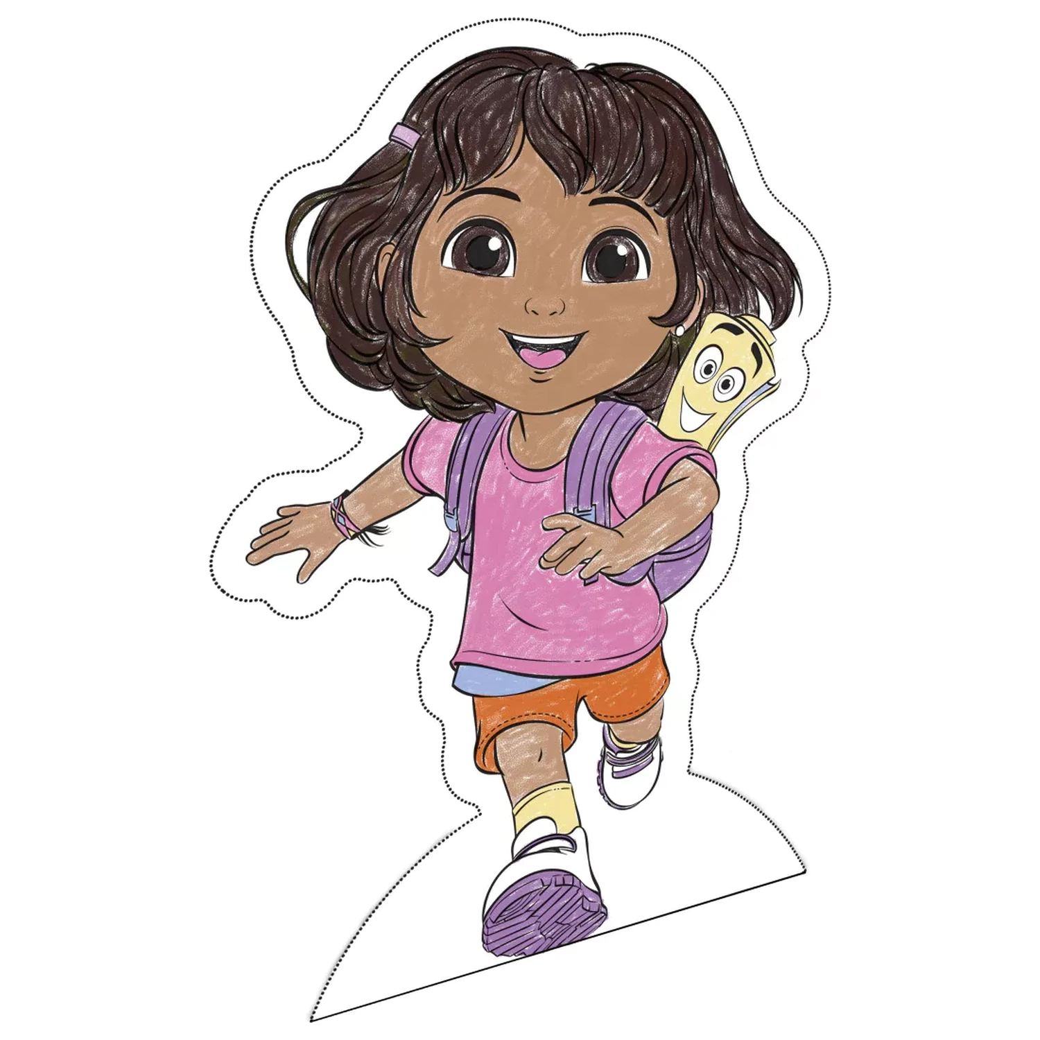 Dora the Explorer Happy push out kreatívna sada produktová fotografia