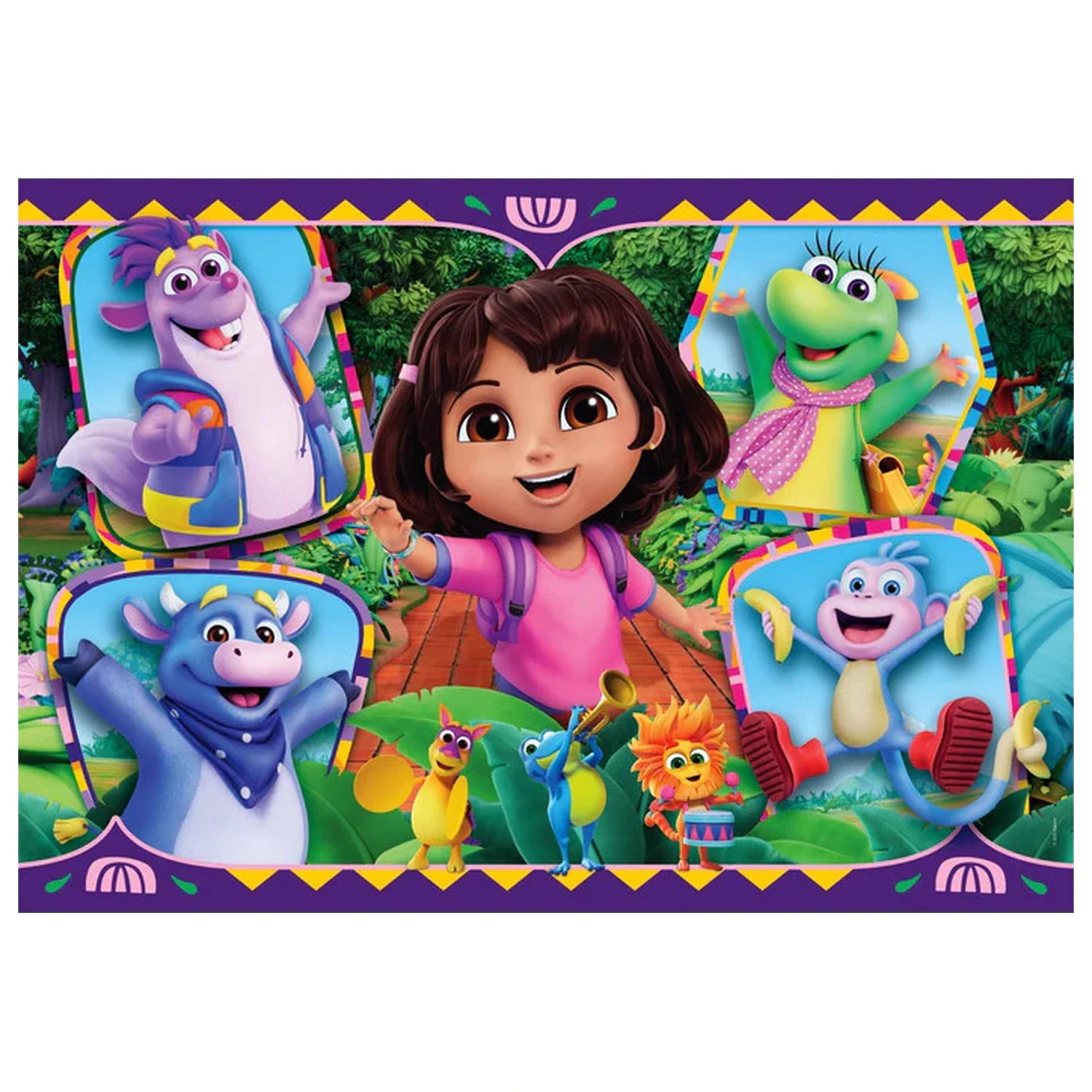 Dora the Explorer Journey 104-dielne maxi puzzle produktová fotografia