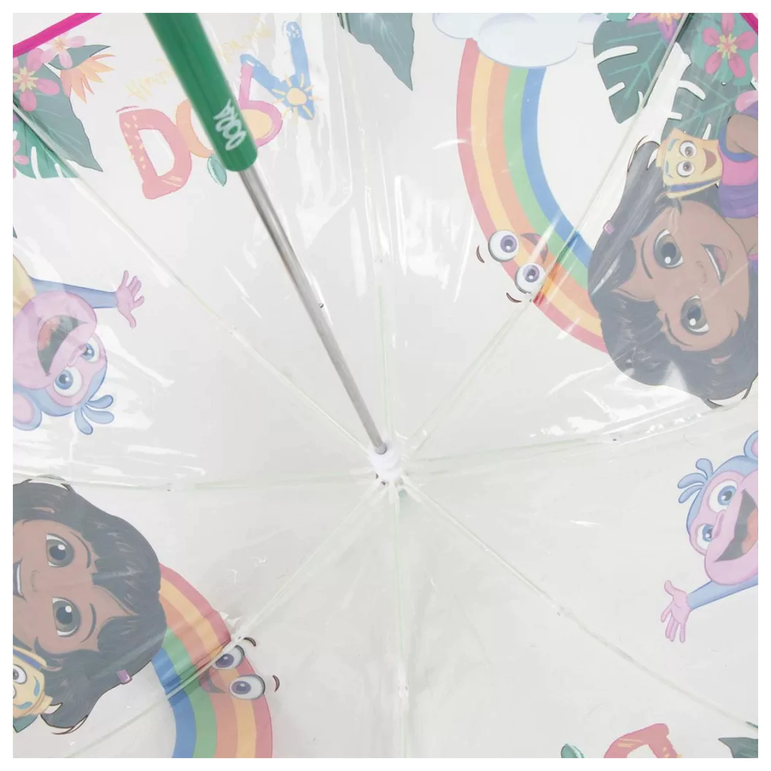 Dora the Explorer Jungle Detský priehľadný dáždnik produktová fotografia