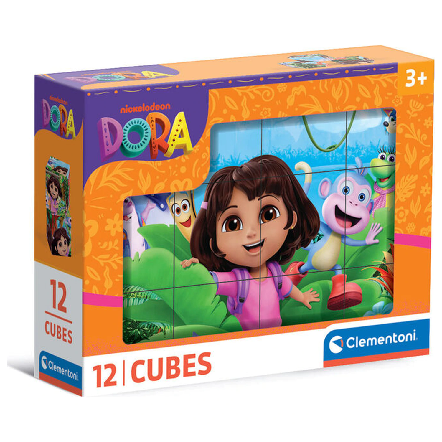 Dora the Explorer kockové puzzle 12 ks produktová fotografia