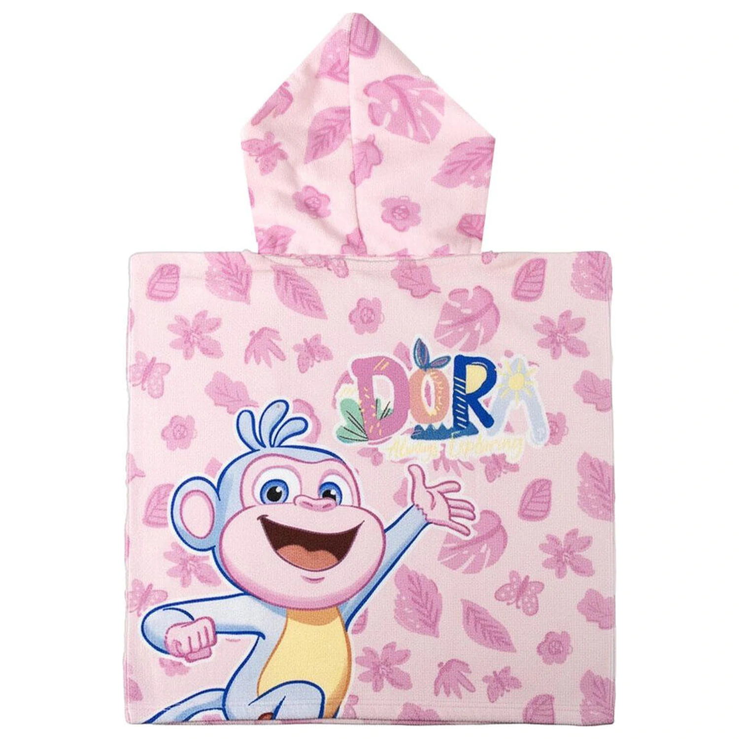 Dora the Explorer mikrovláknová pončo plážová osuška produktová fotografia