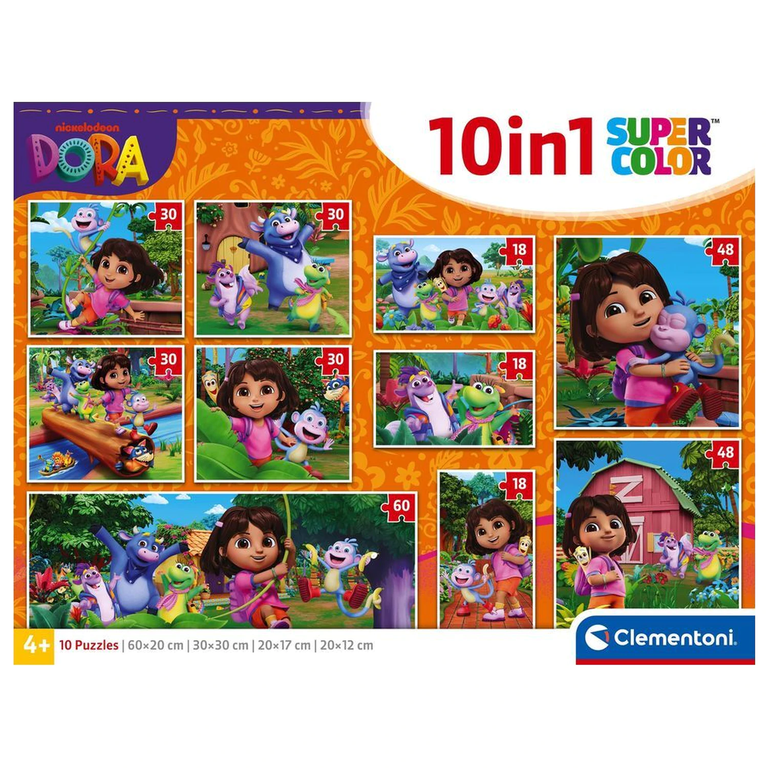 Dora The Explorer puzzle 10 V 1 produktová fotografia