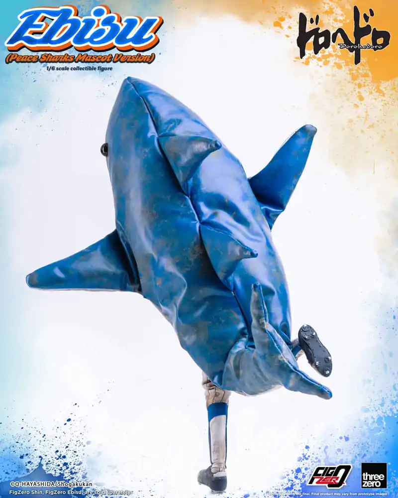 Dorohedoro FigZero Akčná figúrka 1/6 Ebisu Peace Sharks Mascot Ver. 24 cm produktová fotografia