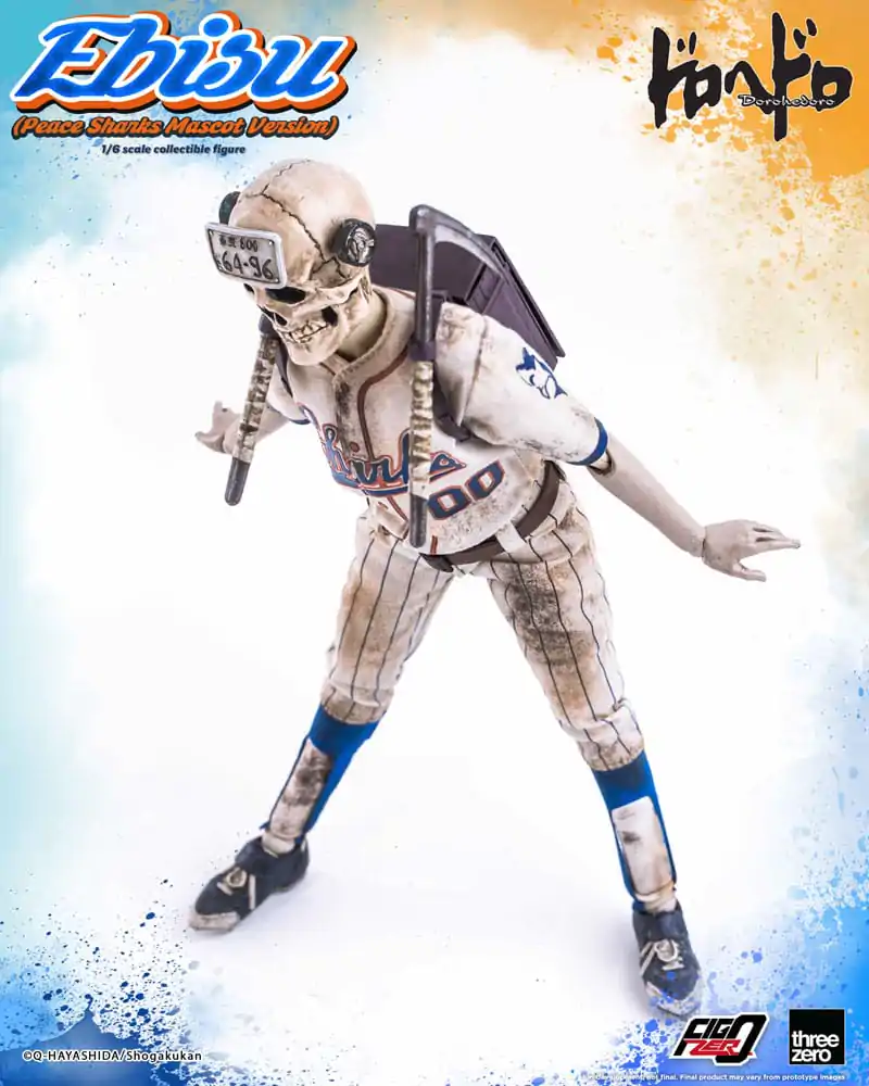 Dorohedoro FigZero Akčná figúrka 1/6 Ebisu Peace Sharks Mascot Ver. 24 cm produktová fotografia