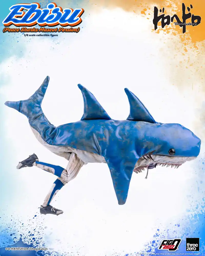 Dorohedoro FigZero Akčná figúrka 1/6 Ebisu Peace Sharks Mascot Ver. 24 cm produktová fotografia