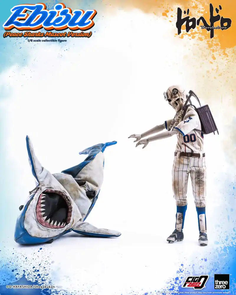 Dorohedoro FigZero Akčná figúrka 1/6 Ebisu Peace Sharks Mascot Ver. 24 cm produktová fotografia