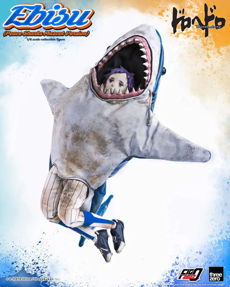 Dorohedoro FigZero Akčná figúrka 1/6 Ebisu Peace Sharks Mascot Ver. 24 cm produktová fotografia