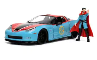 Dr. Strange Diecast Model 1/24 Dr. Strange & Chevy Corvette - odlievaný model 1/24 produktová fotografia