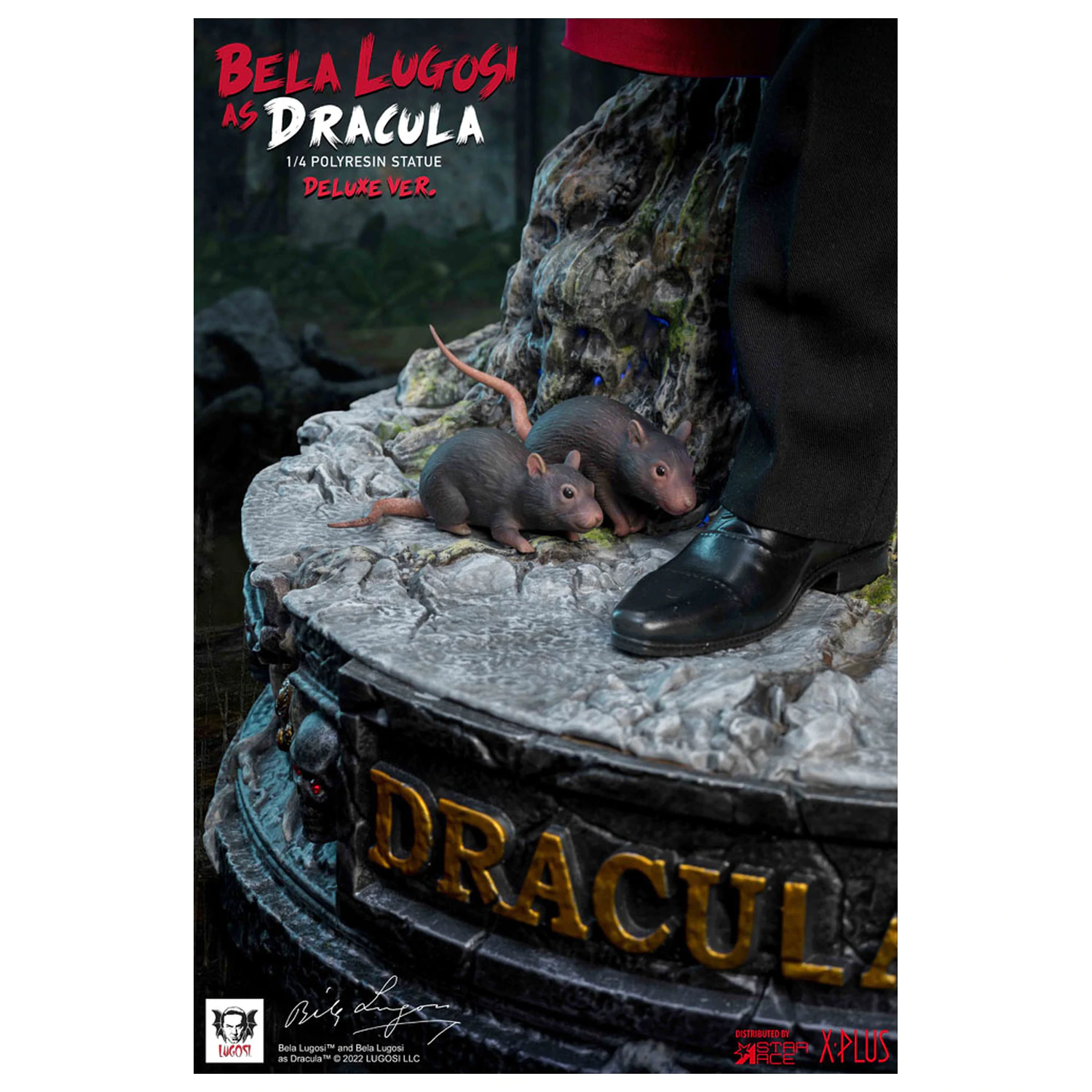 Dracula (1931) Nádherná zberateľská socha v mierke 1/4, Bela Lugosi ako Dracula Deluxe verzia 60 cm produktová fotografia