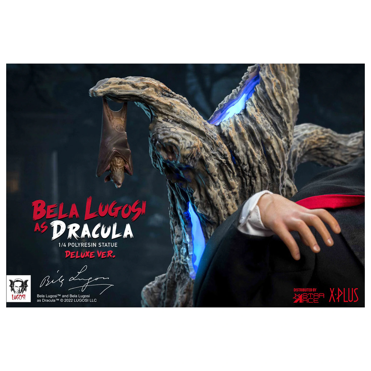Dracula (1931) Nádherná zberateľská socha v mierke 1/4, Bela Lugosi ako Dracula Deluxe verzia 60 cm produktová fotografia