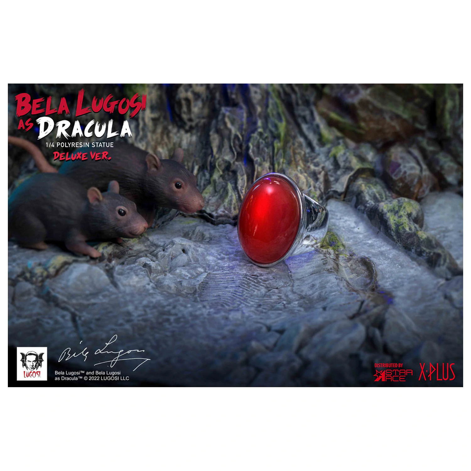 Dracula (1931) Nádherná zberateľská socha v mierke 1/4, Bela Lugosi ako Dracula Deluxe verzia 60 cm produktová fotografia